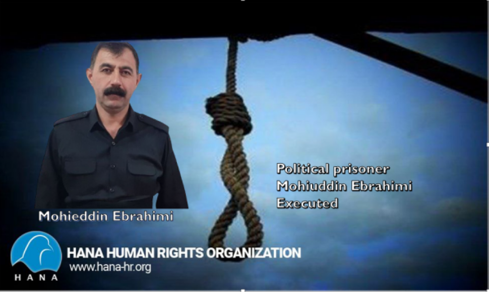 Orumieh; Secret execution of political prisoner Mohiuddin Ebrahimi