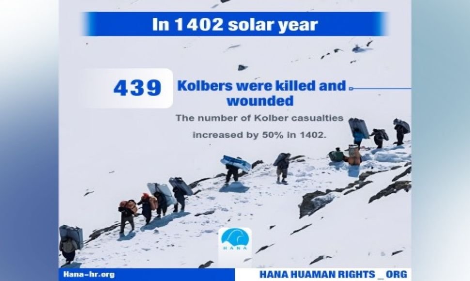 In 1402 solar year, 439 Kolbers were killed and wounded