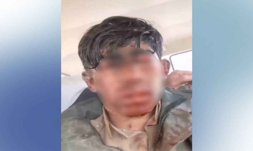 A young Kolber was injured by direct fire from military forces