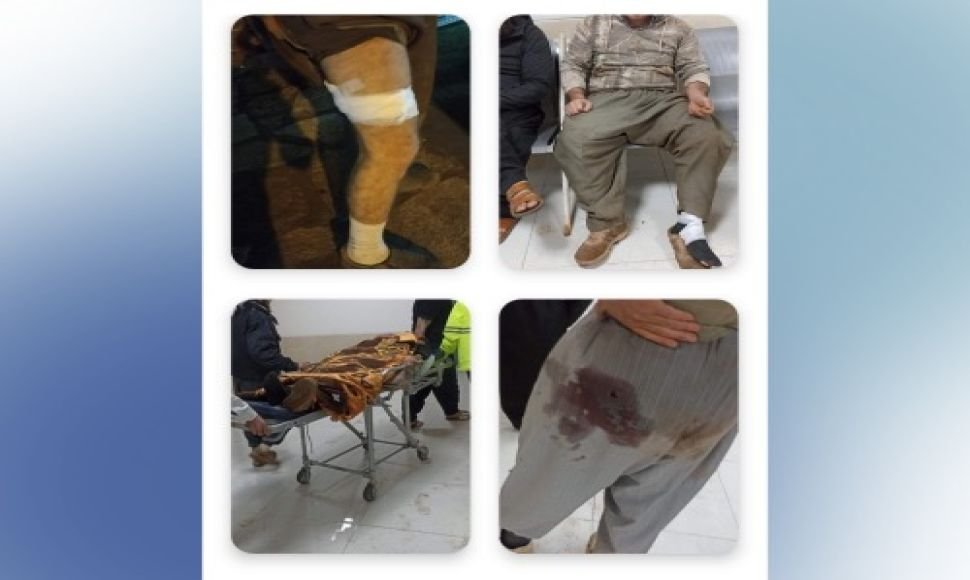 9 Kolbers were wounded after the border regiment's forces shot
