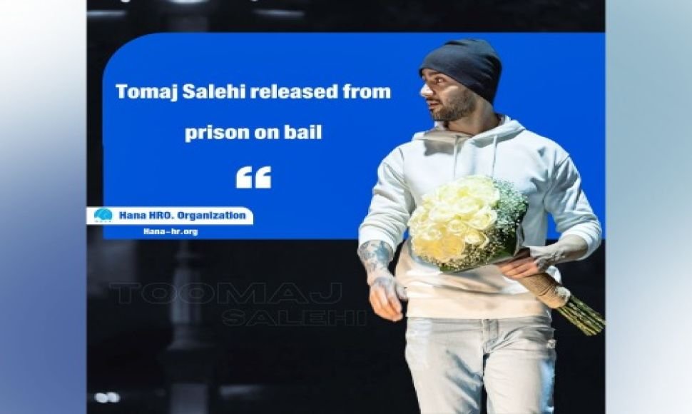 Tomaj Salehi was released from prison on bail