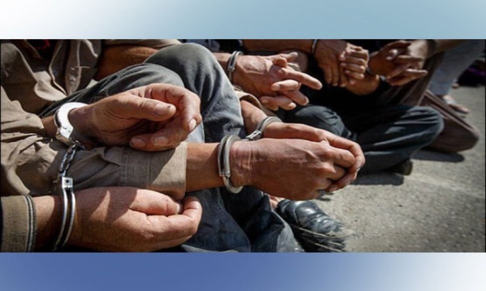 42 people were arrested in the village of Aqdara، Takab
