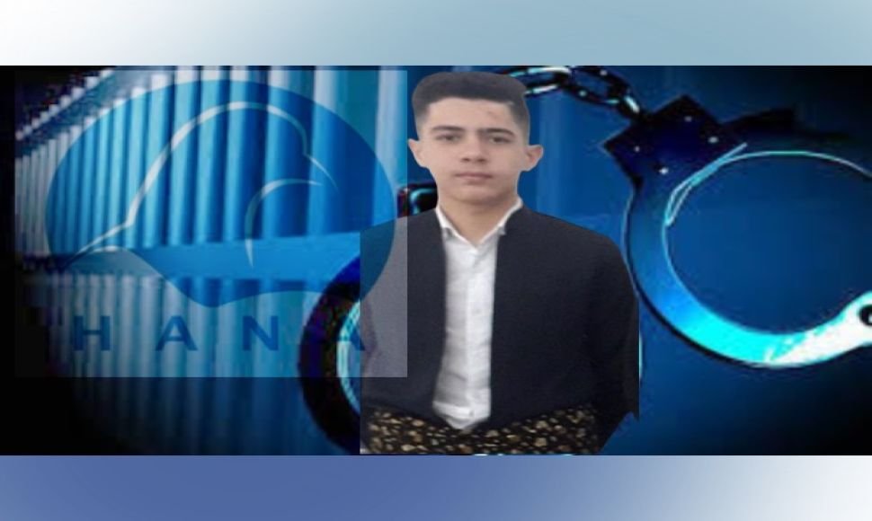 Oshnavieh; Arrest of a 14-year-old child by government forces