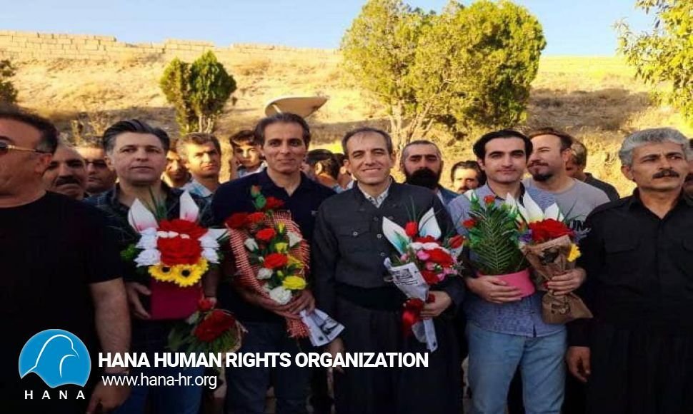 Divandereh; The release of four civil activists and members of the teachers union after 76 days of detention